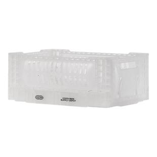 vibespace收纳筐桌面整理折叠透明多功能杂物文工零食储物篮盒