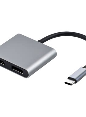 type-c转双DP电脑显示器8K高清