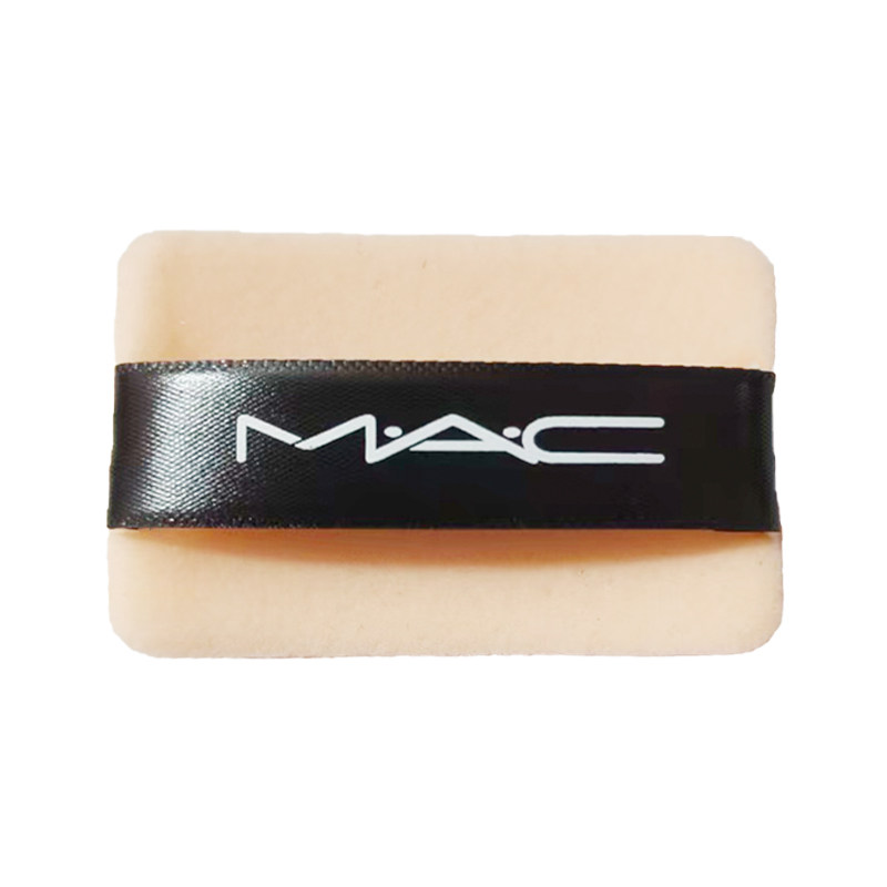 MAC紫白饼粉扑大黑饼绝绝紫粉扑