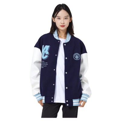 曼城俱乐部休闲棒球服外套男女