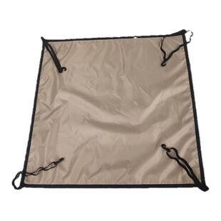 黑胶帐篷防雨顶盖配件 3-4人自动帐篷顶布遮阳防晒防风罩户外用品