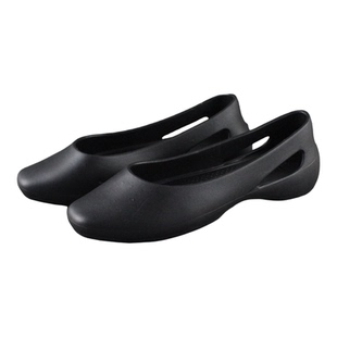 夏平底浅口单鞋女软底一脚蹬工作鞋舒适透气久站不累脚防滑护士鞋