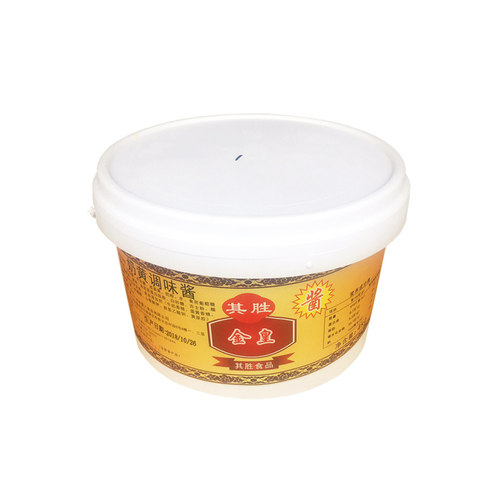 其胜金皇酱黑金流沙馅广式点心奶黄流沙包制作调料调味酱 8斤单罐
