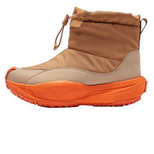 鸿星尔克问暖雪地靴高帮棉鞋女鞋防滑冬季新款保暖加绒加厚运动鞋