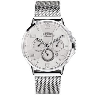 【圣诞礼物】罗臣lorsson男士手表德国进口机械表腕表官方多功能