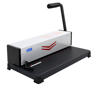 雷神J-13夹条装订机10孔打孔机器活页本雷盛JD1300A3A4标书文件合同凭证打孔机雷盛JD2000商用办公家用打孔机