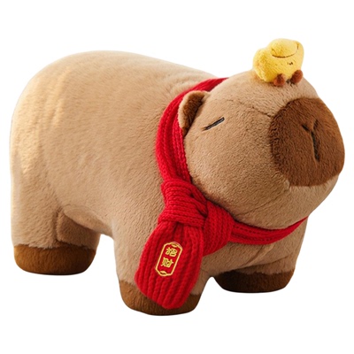 佛系水豚矮凳卡通儿童入户换鞋凳