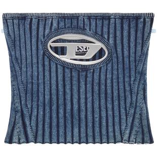 [折扣]DIESEL女士OVAL D LOGO针织衫Y2K抹胸上衣A115660GFAB