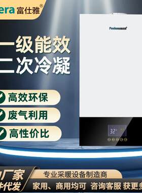 燃气采暖壁挂炉冷凝式家用采暖炉暖气片地暖商用变频高效节能