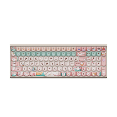 小翘主题无线蓝牙机械键盘高颜值