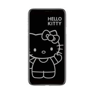 适用苹果16ProMax卡通息影钢化膜15pro max手机息屏膜iPhone13手机膜14防爆膜11/XR全屏膜12贴膜14plus防指纹