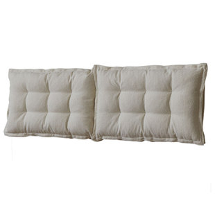 丰范床头靠垫软格奶油风床头软包榻榻米羽绒双人靠枕2025新款