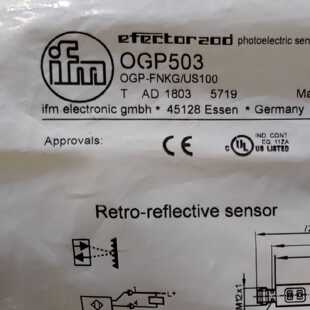 议价IFM OGP500 OGP501 OGP503 OGP700 全新原装正品易福门