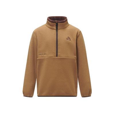 伯希和儿童户外亲肤抓绒衣