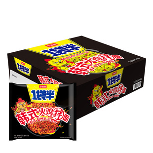 今麦郎一袋半火鸡面韩式干拌面速食泡面整箱袋装方便面大分量ms