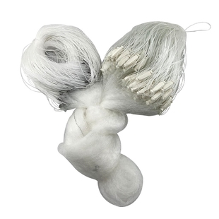 1指单层捕小鱼网沉网沾白条丝网渔网粘网浮网56789分挂子麦穗鲫鱼