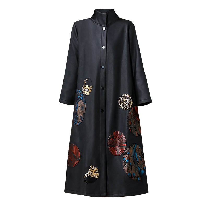 时尚洋气妈妈女款冬装棉服外套