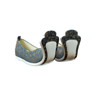 锦袍仙古装汉服鞋子女增高复原翘头履战国鞋翘头鞋古风鞋子战国鞋