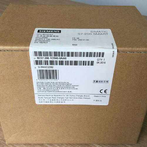 议价西门子S7-200 SMART CPU模块CR40 6ES7288-1CR40-0AA0/OAAO