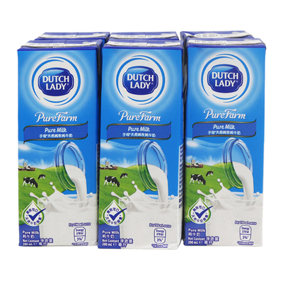 dutchlady荷兰子母纯牛奶早餐奶