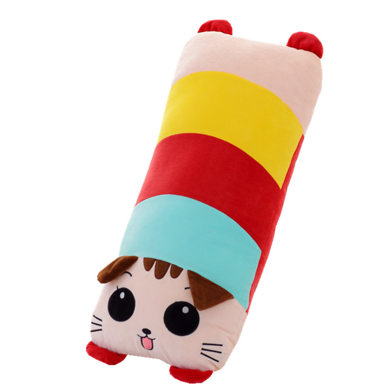 猫咪双人枕毛绒玩具可拆洗公仔