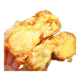 爆浆奶油泡芙网红冰淇淋味点心下午茶甜品夹心面包早餐零食