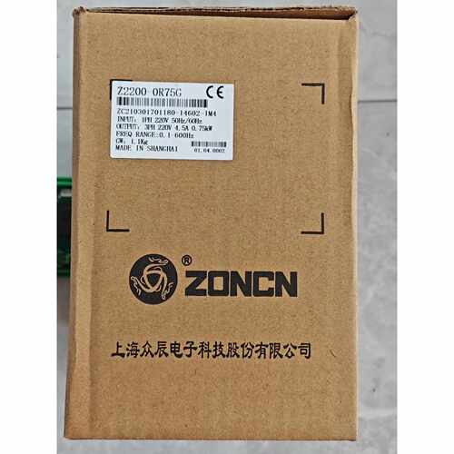 询价众辰变频器Z2200-0R75G，，上海制造。输入2