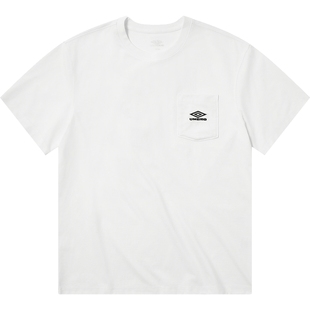 umbro茵宝官方短袖凉感抗菌新款足球复古卡通印花圆领t恤上衣男款