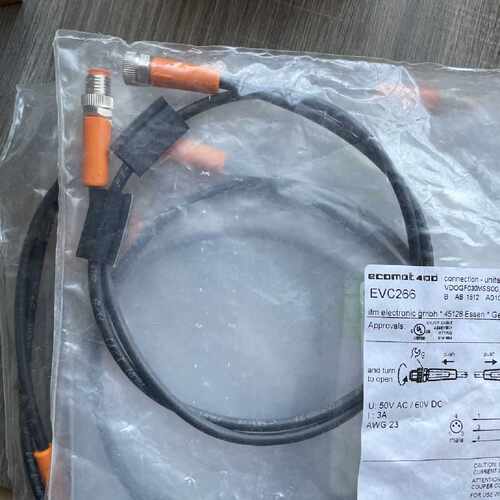 议价全新原装iFM易福门连接控制线EVC266，EVC077现货当天发