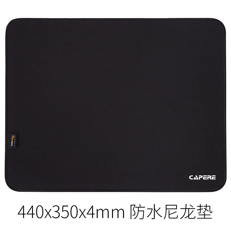 滑cordura(竞戏尼标capere垫铠水防龙磨)防防耐顺技游雷水鼠垫脏使用感如何?