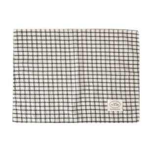 枝悟 北欧格子餐巾垫 复古文艺家居桌布 烘焙咖啡店装饰拍照道具