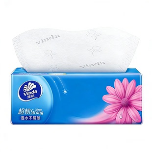 维达超韧抽纸100抽1包 家用餐巾纸巾卫生纸面巾纸纸巾纸抽