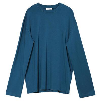 Carolingian ROW风时髦！高克重Modal+粘纤巨舒适打底长袖廓形T恤