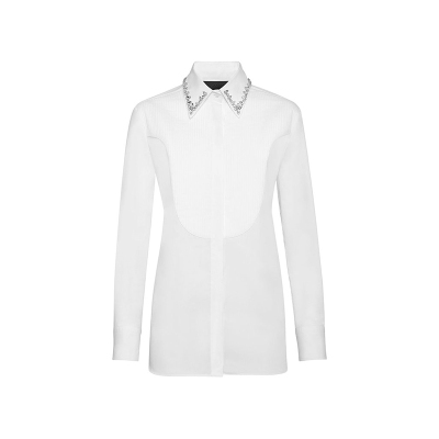 PHILIPP PLEIN 女士经典竖折长袖衬衫