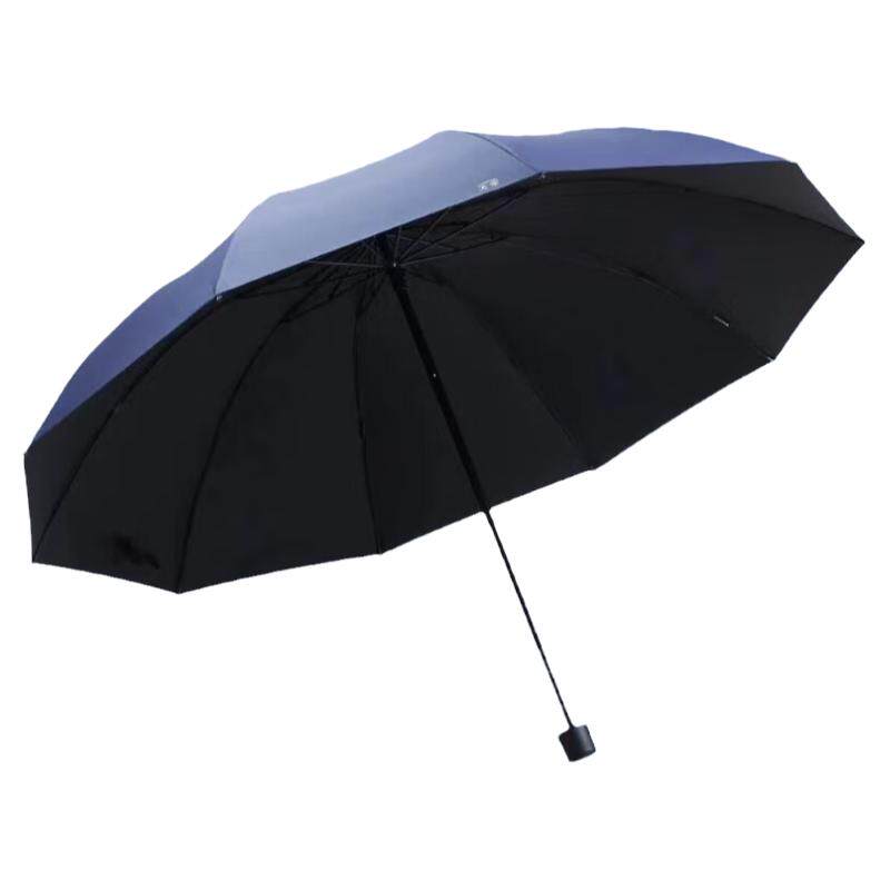 天堂伞大号双人三人加大商务伞折叠伞黑胶防晒晴雨伞男女遮太阳伞