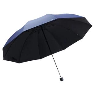 天堂伞大号双人三人加大商务伞折叠伞黑胶防晒晴雨伞男女遮太阳伞