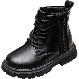 女童马丁靴2025年新款雪地童鞋女靴子冬加绒儿童短靴加厚棉鞋大童