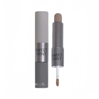 徒手捏骨！这才是亚洲阔面脸的亲妈 双头修容膏+修容液灰棕调鼻影