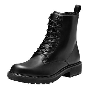 ECCO爱步防水马丁靴男款 秋冬真皮厚底工装靴 都市奥斯陆550264