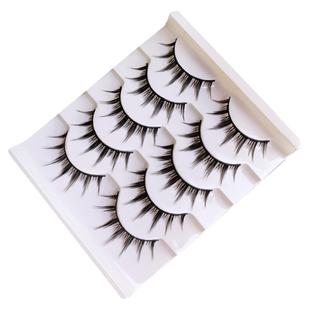 5对大恶魔芭比假睫毛浓密尖尾漫画双眼皮眼睫毛卷翘日系仙子COS