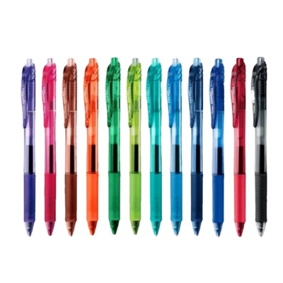 日本原产pentel派通按动式中性笔