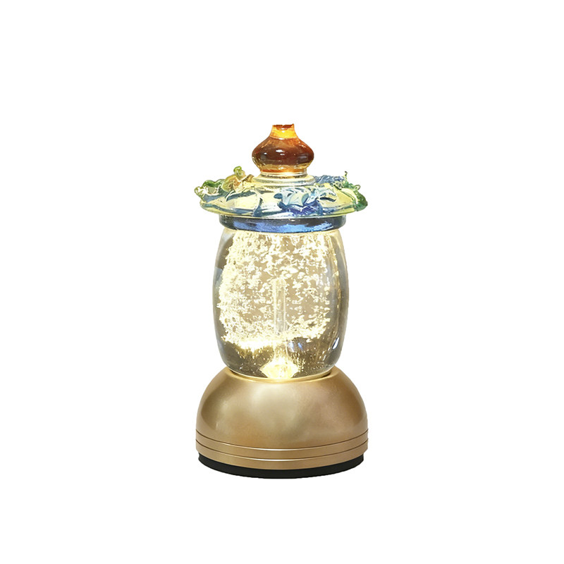 古法琉璃灯水晶灯莲花灯供佛灯