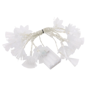 LED光纤花灯串舞裙节日圣诞婚庆房间少女心浪漫仿真花朵装饰彩灯