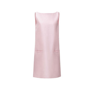 PAJA浆果系列双宫绸V字大露背短款连衣裙女高级感度假风无袖长裙