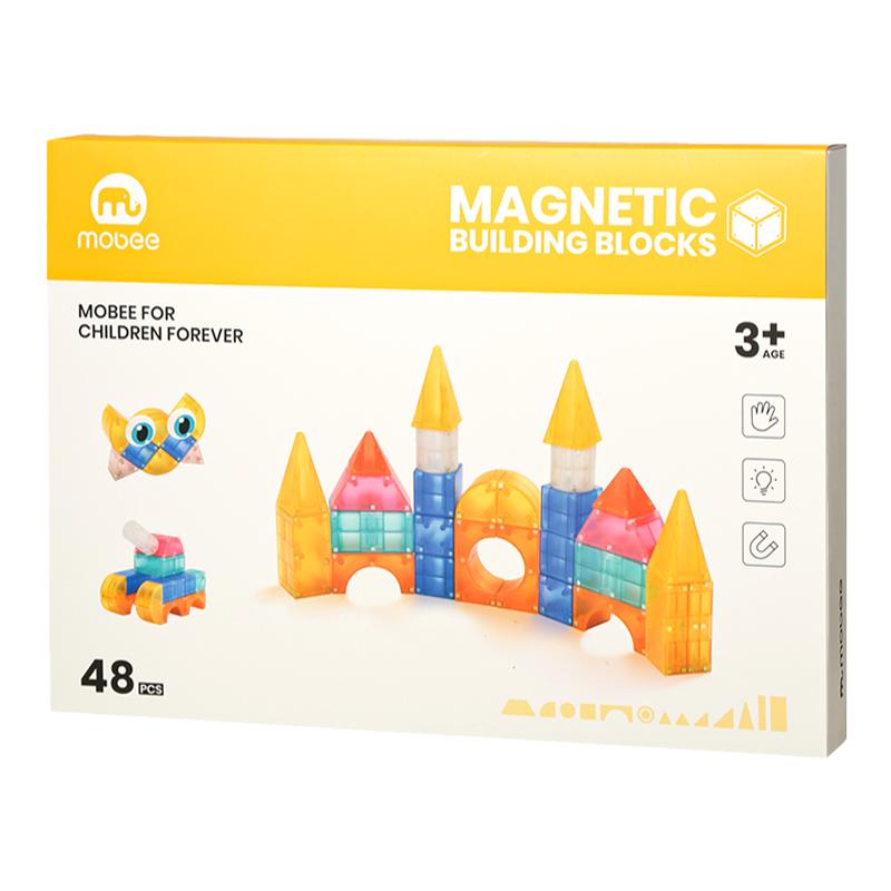 mobee磁力积木3D立体几何玩具