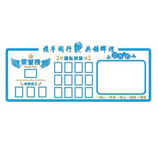 员工风采照片展示墙贴公司公告栏销售业绩荣誉榜办公室文化墙布置