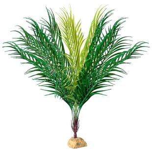 其鳞仿真植物爬宠饲养箱黄缘龟缸专用生态缸雨林造景躲避装饰绿植