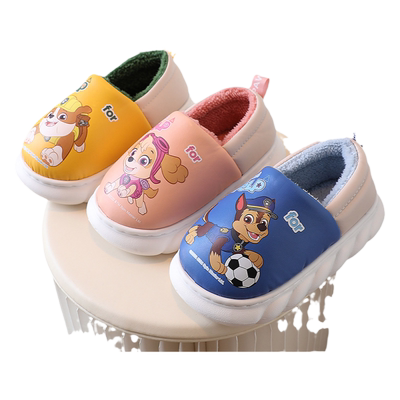 汪汪队儿童棉拖鞋包跟保暖
