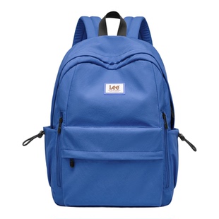 Lee新款休闲双肩包通勤大容量背包时尚书包户外旅行包轻便登山包