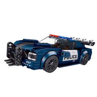 宇星模王旗舰店八格车积木跑车男孩拼装玩具益智拼装创意生日礼物